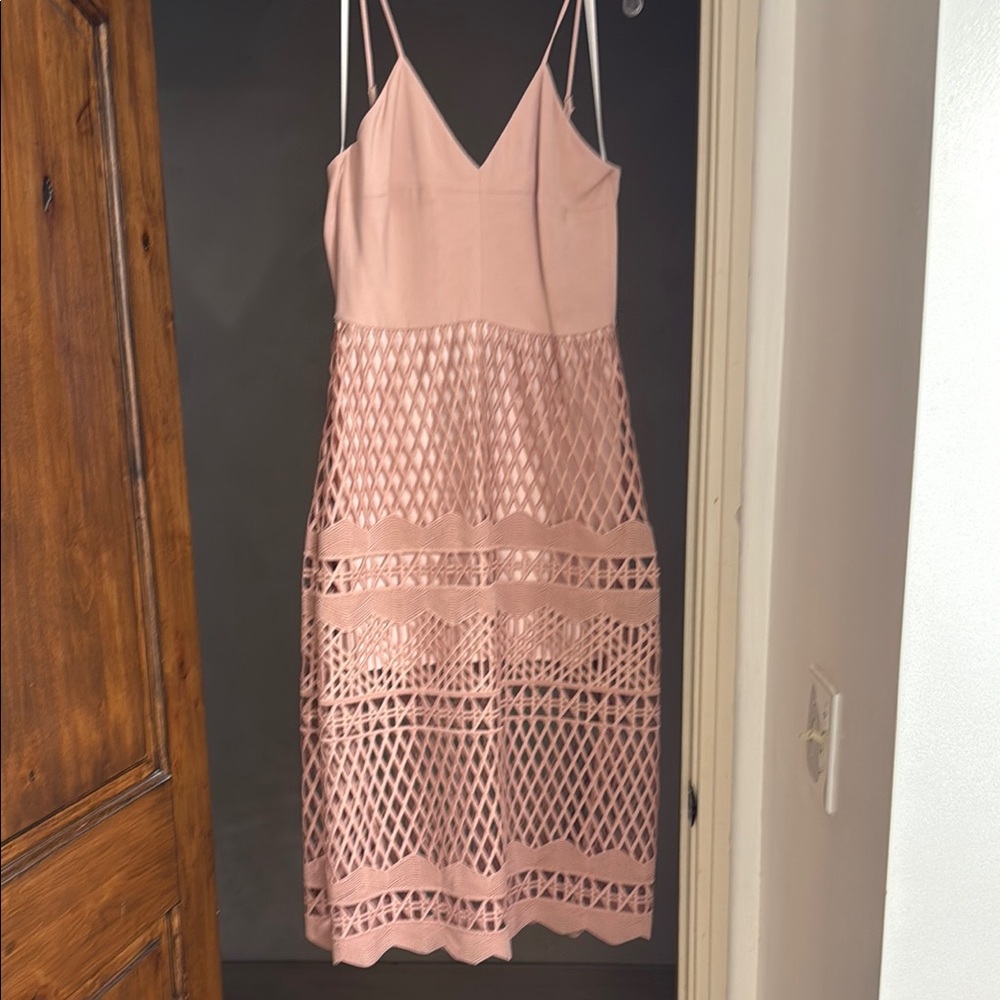 Karina Grimaldi Pink Midi Dress